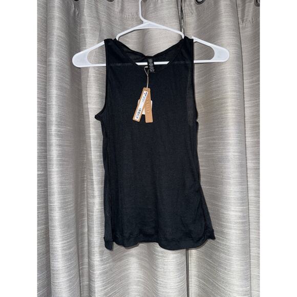 SKIMS threadbare cotton tank top in soot size large - NEW - Picture 1 of 4